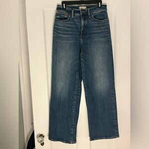 Madewell Perfect Vintage Wide Leg Jeans in Lavaca Wash